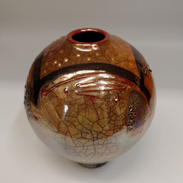 #220715 Raku Glitter Glaze $42 at Hunter Wolff Gallery